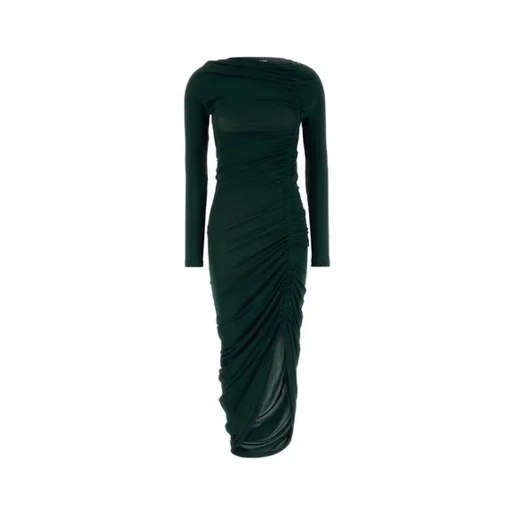 ワンピース Salvatore Ferragamo Bottle Green Stretch Jersey Dress Salvatore Ferragamo | Dresses | Salvatore Ferragamo Women